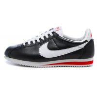 Кроссовки Nike Cortez черные с красным