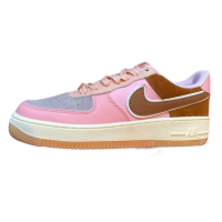 Кроссовки Nike Air Force 1 Shadow розовые с коричневым
