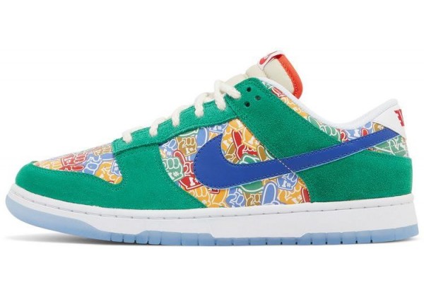 Кроссовки Nike Air Force 1 SB Dunk Low Foam Finger Stadium Green