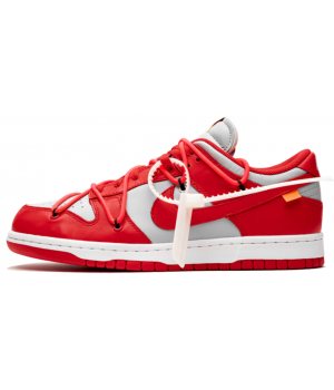 Nike SB Dunk Low Off-White University Red