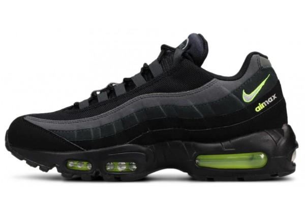 Nike Air Max 95 Retro Logo Black Grey Volt