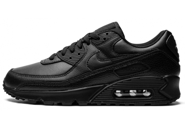 Кроссовки Nike Air Max 90 Leather Triple Black