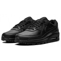 Кроссовки Nike Air Max 90 Leather Triple Black