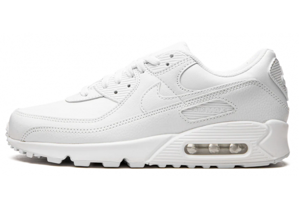 Кроссовки Nike Air Max 90 Leather Triple White