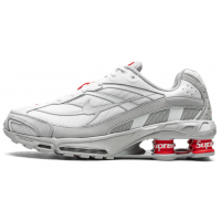 Supreme x Nike Shox Ride 2 SP White Grey Red