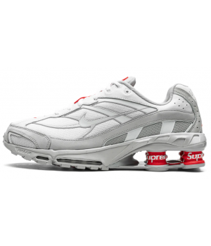 Supreme x Nike Shox Ride 2 SP White Grey Red