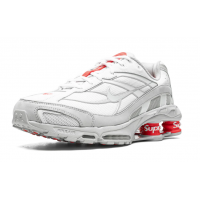 Supreme x Nike Shox Ride 2 SP White Grey Red