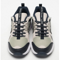 Nike V2K Run Runtekk Beige Navy Blue