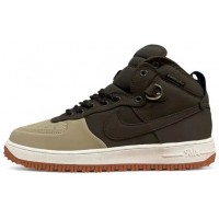 Nike Lunar Force 1 Duckboot WaterShield Brown зимние