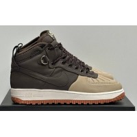 Nike Lunar Force 1 Duckboot WaterShield Brown зимние