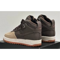 Nike Lunar Force 1 Duckboot WaterShield Brown зимние