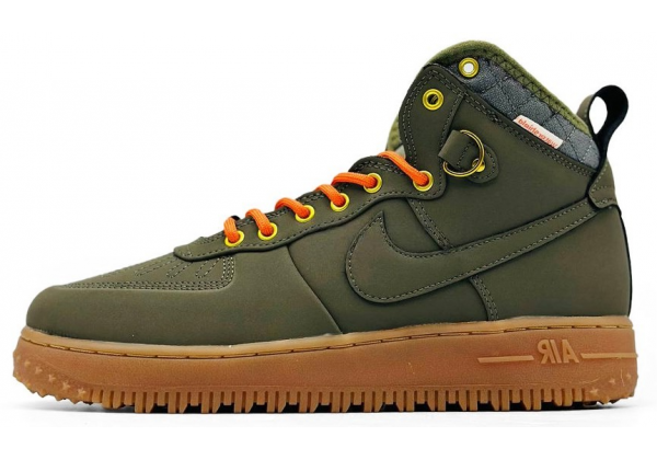 Nike Lunar Force 1 Duckboot WaterShield Autumn Khaki зимние