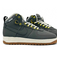 Nike Lunar Force 1 Duckboot WaterShield Black Grey зимние