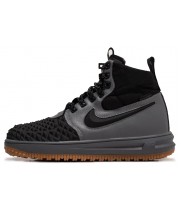 Nike Lunar Force 1 Duckboot Grey с мехом