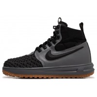 Nike Lunar Force 1 Duckboot Grey с мехом