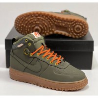 Nike Lunar Force 1 Duckboot WaterShield Autumn Khaki зимние