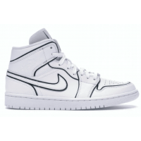 Nike Air Jordan Retro 1 Mid Iridescent Reflective White