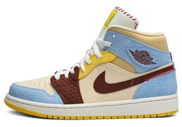 Nike Air Jordan Maison Chateau Rouge Mid SE Fearless