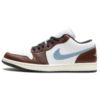 Nike Air Jordan 1 Low SE Embroidered Swoosh Mocha