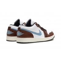 Nike Air Jordan 1 Low SE Embroidered Swoosh Mocha