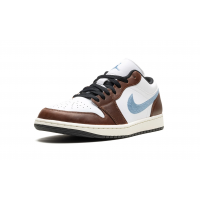 Nike Air Jordan 1 Low SE Embroidered Swoosh Mocha