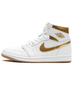 Nike Air Jordan 1 Retro High OG Metallic Gold pbvybt