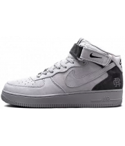 Nike Air Force 1 Mid Reigning Champ Dark Grey с мехом