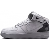 Nike Air Force 1 Mid Reigning Champ Dark Grey с мехом