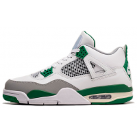 Nike Air Jordan 4 White Grey Green