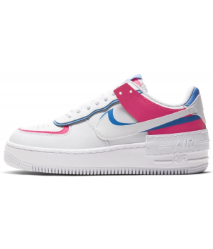 Nike Air Force 1 Shadow White Blue Pink