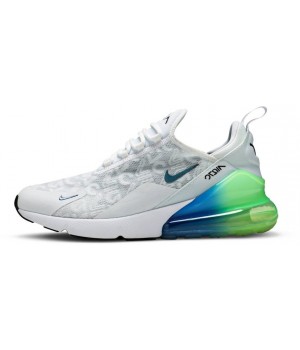 Nike Air Max 270 White Lime Blast Photo Blue