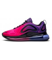 Зимние кроссовки Nike Air Max 720 сиреневые с розовым