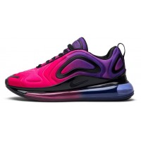 Зимние кроссовки Nike Air Max 720 сиреневые с розовым