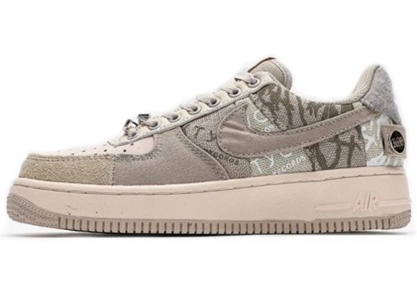 Nike Air Force 1 07 Low Travis Scott Grey White