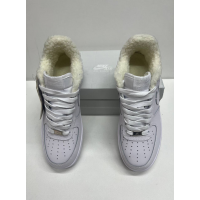 Nike Air Force 1 LV8 White Grey зимние