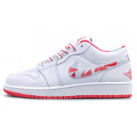 Nike Air Jordan 1 Low бело-красные