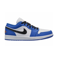Nike Air Jordan 1 Low бело-голубые с черным