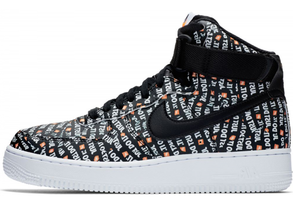 Nike Air Force 1 High Just Do It Pack Black W