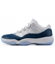 Nike Air Jordan 11 Retro Low Navy Blue Snakeskin