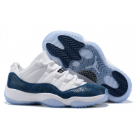 Nike Air Jordan 11 Retro Low Navy Blue Snakeskin