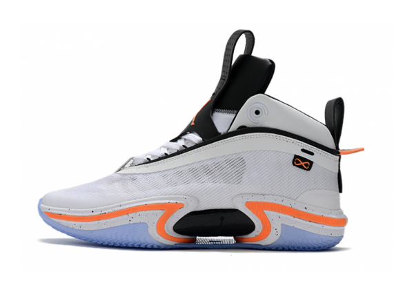 Nike Air Jordan 36 White Orange Blue