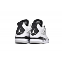Nike Air Jordan 4 Retro GS Military Black с мехом