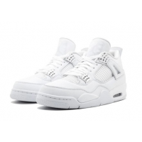 Nike Air Jordan 4 Retro белые моно