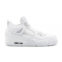 Nike Air Jordan 4 Retro белые моно