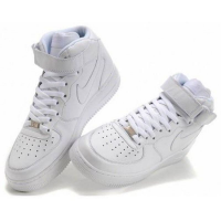 Nike Air Force 1 зимние белые моно