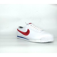  Кроссовки Nike Cortez белые с красным