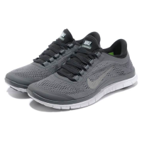 Кроссовки Nike Free Run 3.0 серые с белым