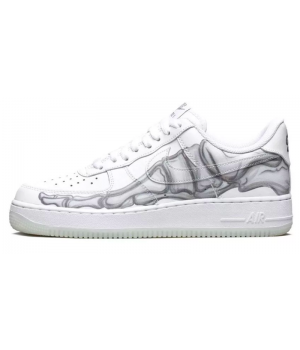 Nike кроссовки Air Force 1 Low Skeleton Halloween White