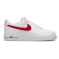Кроссовки Nike Air Force белые с красным 