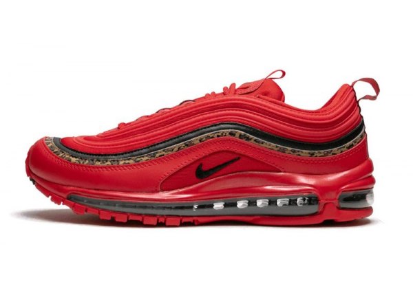 Кроссовки Nike Air Max 97 красные с черным